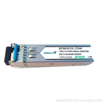 1.25g 1310/1490nm (1490/1310nm) 40km Transceiver SFP Bidi